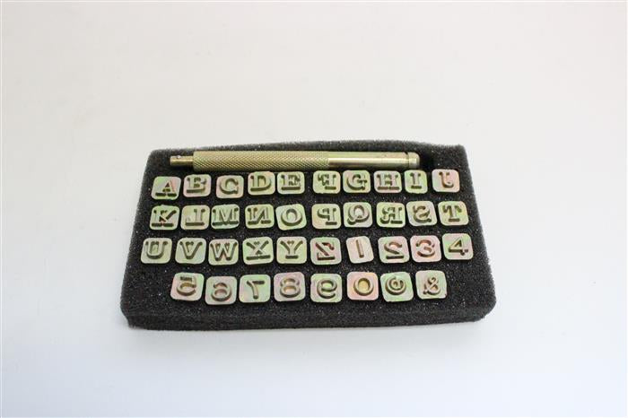 Alphabet & Number Set 1/4"