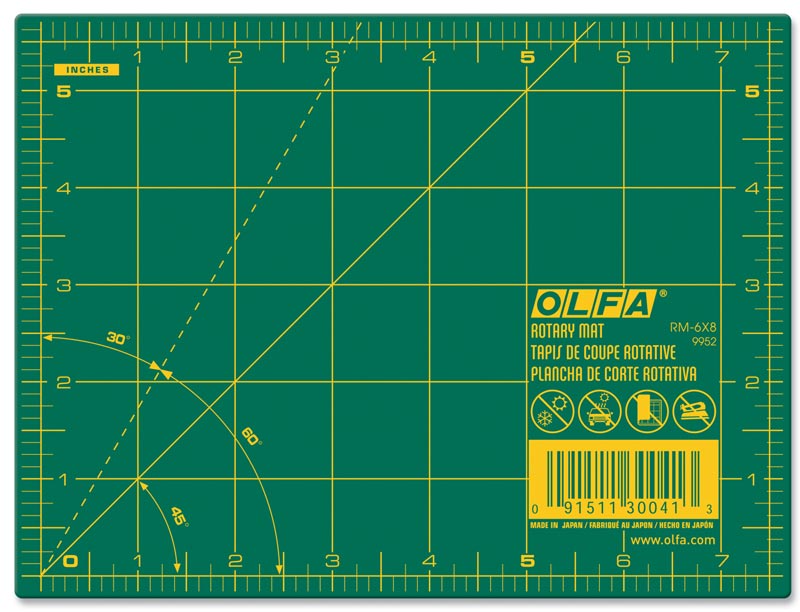 OLFA 6x8" Self Healing Cutting Mat