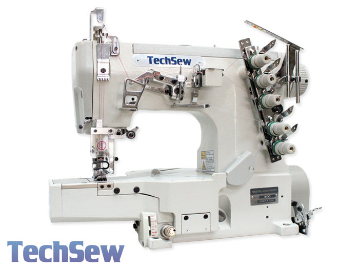 Techsew T450 Cylinder Coverstitch Industrial Sewing Machine