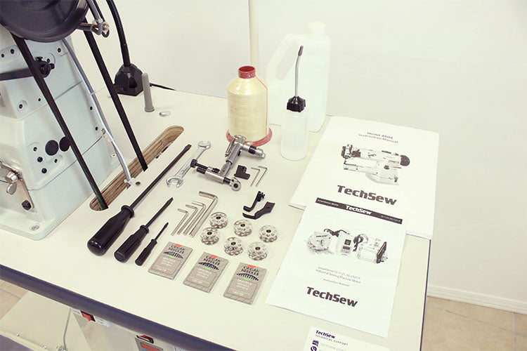 Techsew 4800-18 Long Arm Cylinder Walking Foot Industrial Sewing Machine