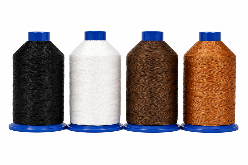 Assorted Size 69 Bonded Nylon Thread Neutral Package, 8oz. Spools