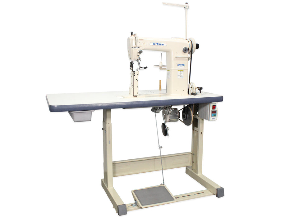 Techsew 810 PRO Post Bed Roller Foot Industrial Sewing Machine