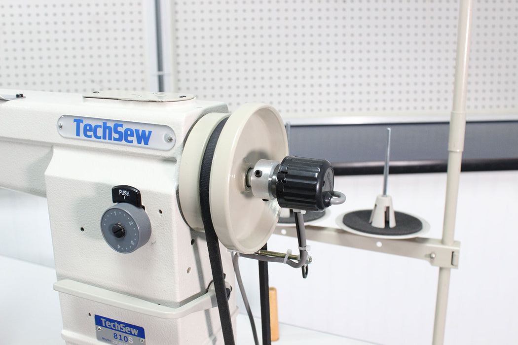 Techsew 810 PRO Post Bed Roller Foot Industrial Sewing Machine