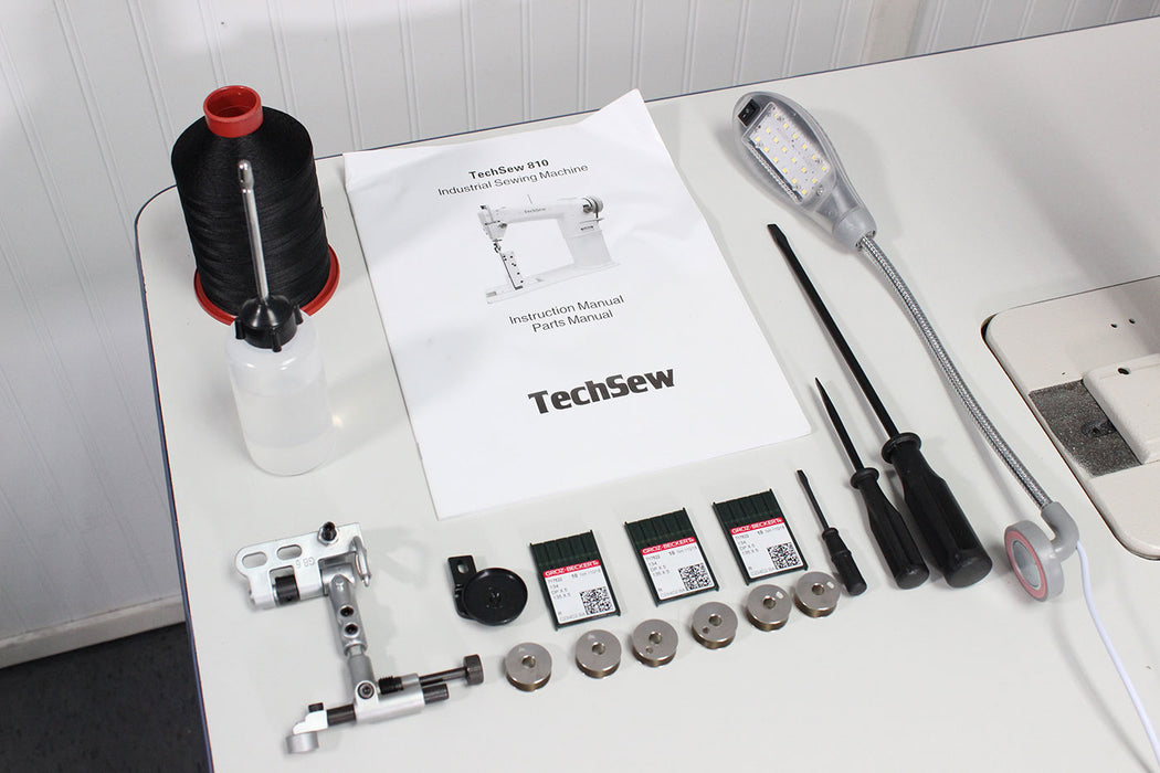 Techsew 810 PRO Post Bed Roller Foot Industrial Sewing Machine