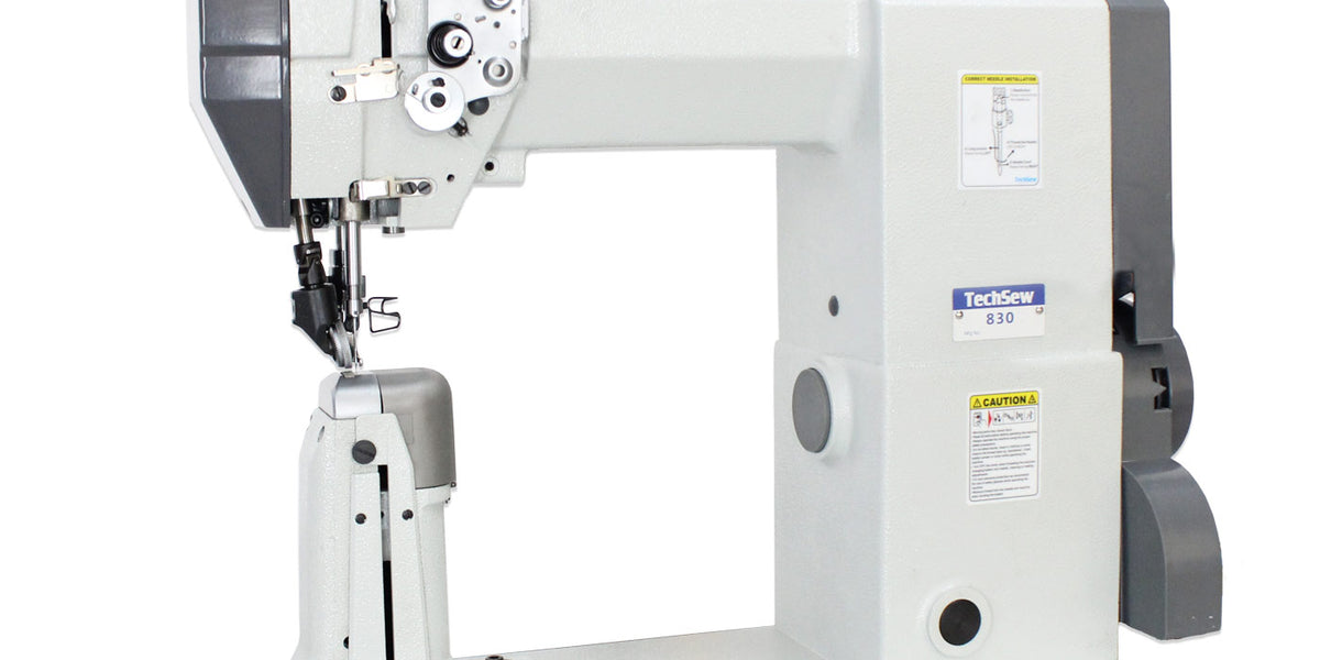 Techsew 830 post bed roller feed industrial sewing machine