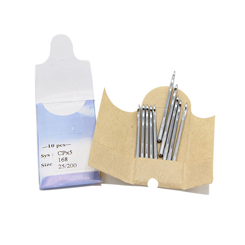 CPx5 #25 Needles for Techsew 7600 (package of 10 needles