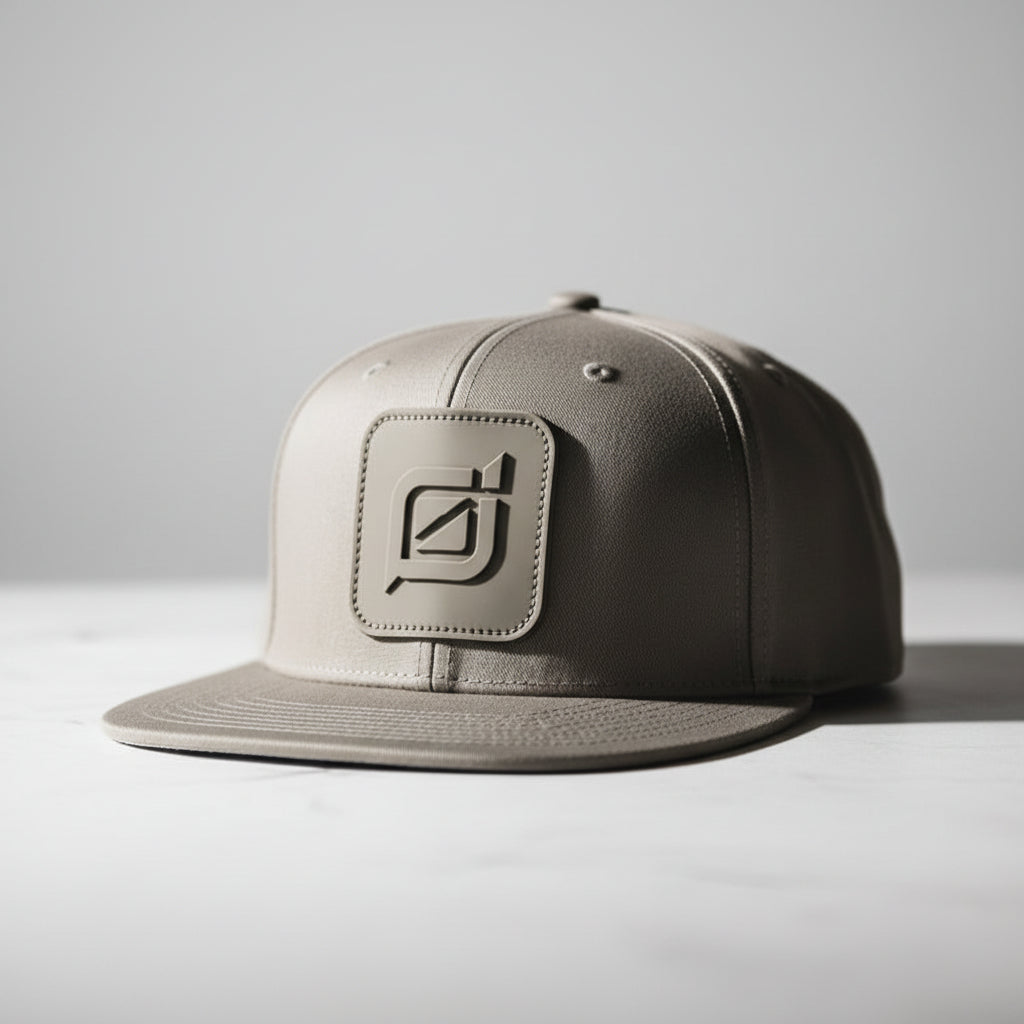 cap with sewn patch