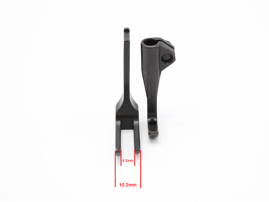 Narrow Double Toe Presser Foot for Techsew Compound Walking Foot Machines