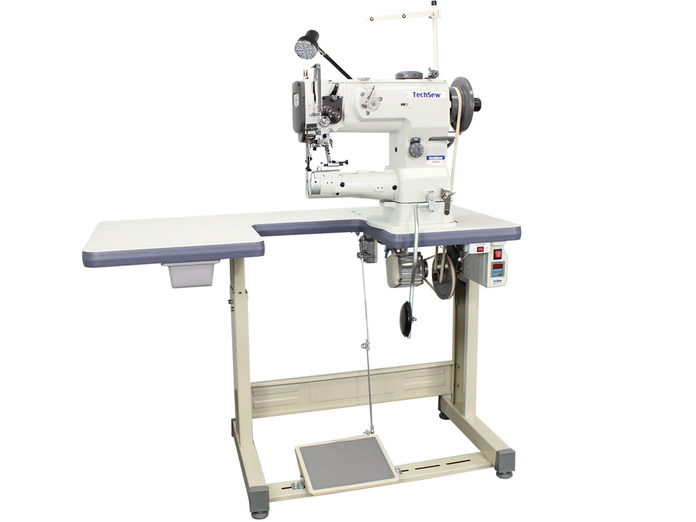 Techsew 4800 PRO Cylinder Walking Foot Industrial Sewing Machine ...