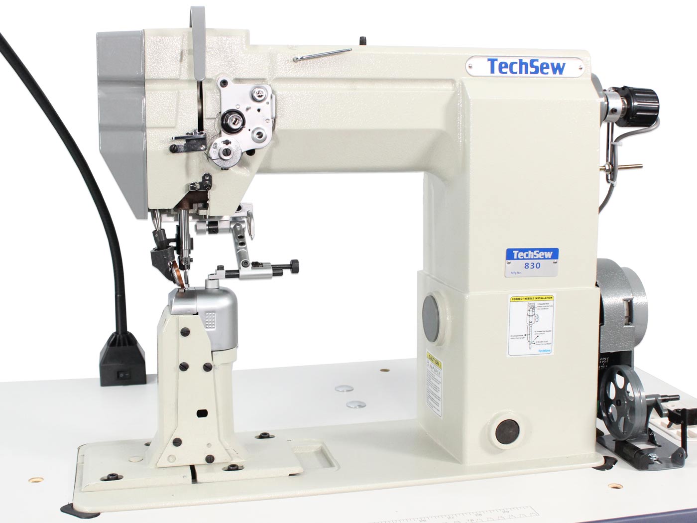 Techsew 830 PRO Post Bed Roller Feed Industrial Sewing Machine ...
