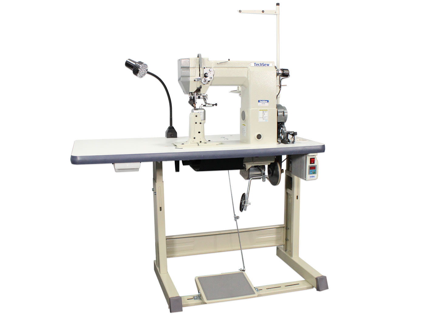 Techsew 830 PRO Post Bed Roller Feed Industrial Sewing Machine ...