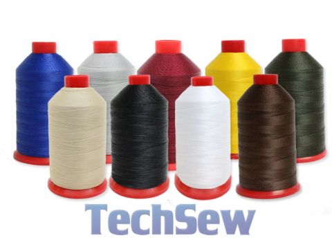 Techsew Premium Bonded Nylon Thread - Size #46 -  8oz Spool